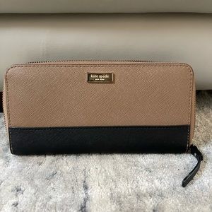 Kate Spade Neda Newbury Lane Wallet Dune Black